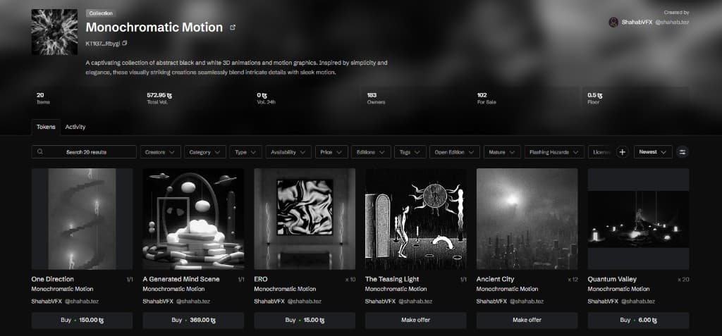 Monochromatic Motion